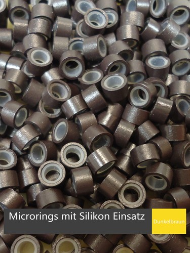 Microrings dunkelbraun mit - dunkelbraun,