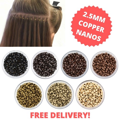 Nano perlen micro ringe - ringe, mm