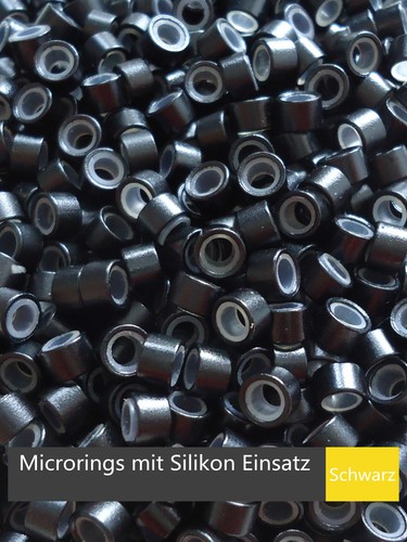 Microrings schwarz mit - 50,