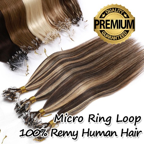 Micro ring loop hair extension - hair,
